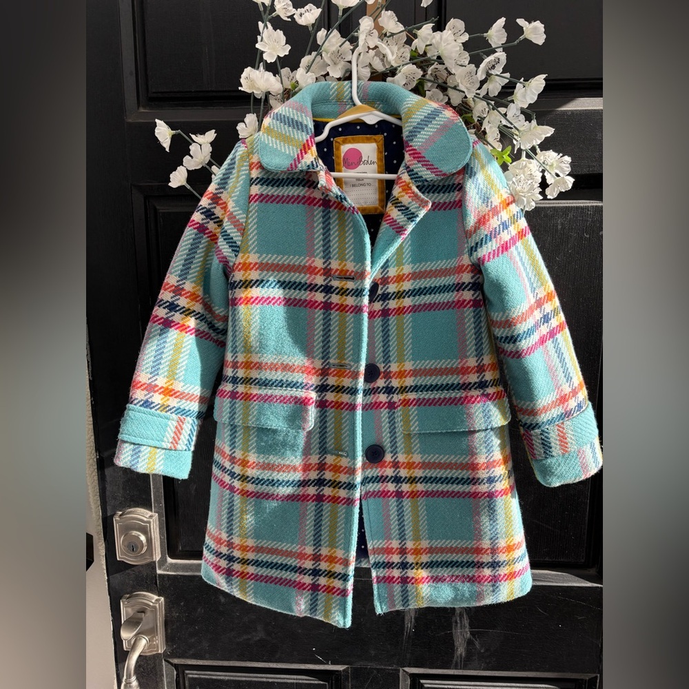 Mini Boden Girl Peacoat size 4-5